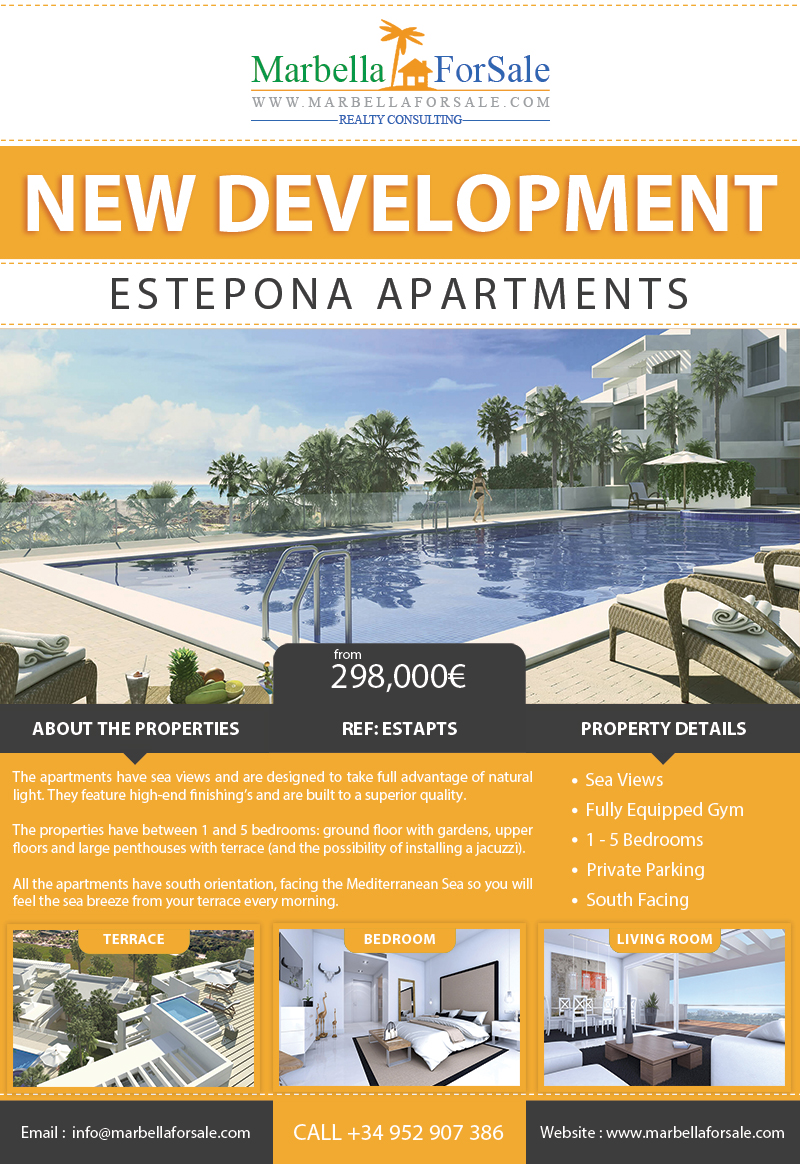 New Apartments For Sale in Estepona