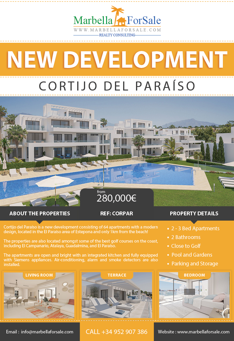 New Property For Sale Cortijo del Paraíso