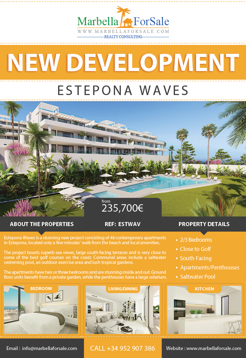New Apartments For Sale in Estepona