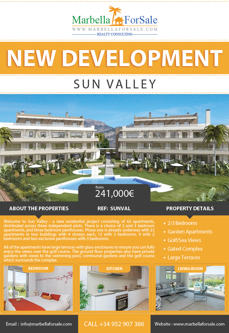 New Properties For Sale in La Cala Golf