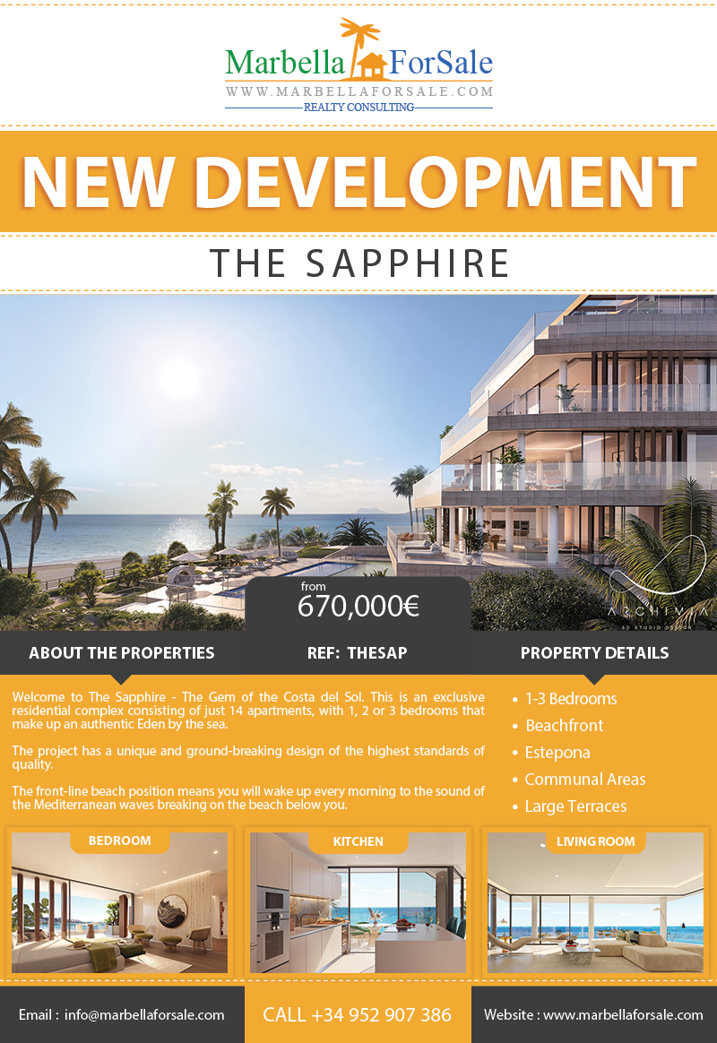 New Luxury Apartments For Sale in Estepona